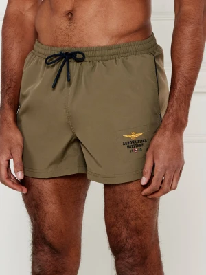 Aeronautica Militare Szorty kąpielowe | Regular Fit oliwkowy