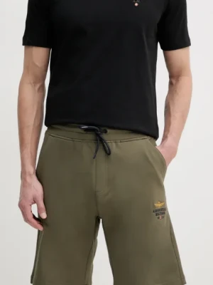 Aeronautica Militare szorty męskie kolor zielony BF017F459
