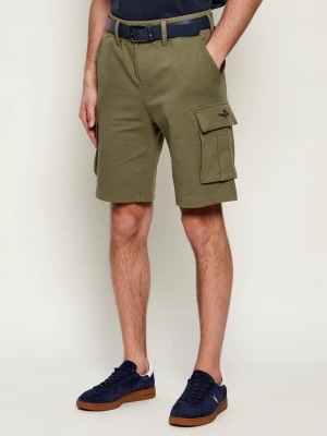 Aeronautica Militare Szorty | Regular Fit oliwkowy