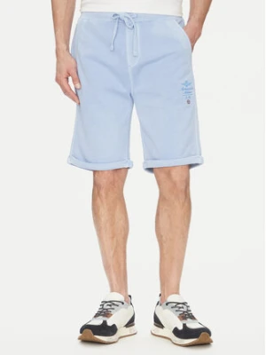 Aeronautica Militare Szorty sportowe 251BF016F583 Błękitny Regular Fit