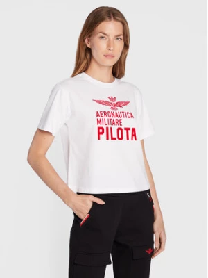 Aeronautica Militare T-Shirt 222TS1990DJ550 Biały Regular Fit