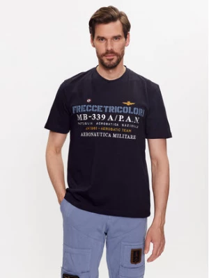 Aeronautica Militare T-Shirt 231TS2086J592 Granatowy Regular Fit