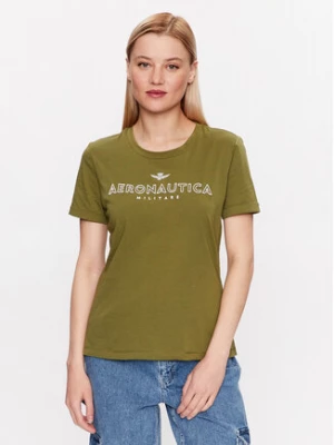 Aeronautica Militare T-Shirt 231TS2105DJ510 Zielony Regular Fit