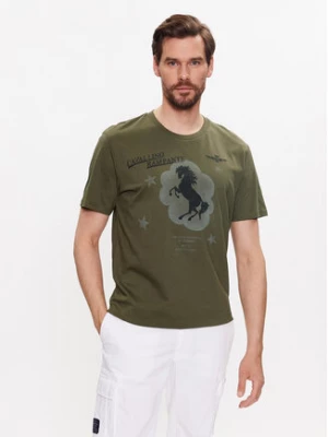 Aeronautica Militare T-Shirt 231TS2123J607 Zielony Regular Fit