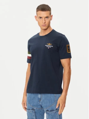 Aeronautica Militare T-Shirt 241TS2230J592 Granatowy Regular Fit