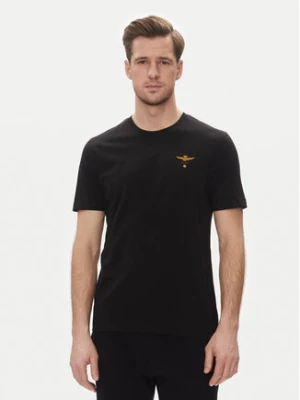 Aeronautica Militare T-Shirt 251TS1580J372 Czarny Regular Fit
