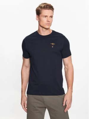 Aeronautica Militare T-Shirt 251TS1580J372 Granatowy Regular Fit