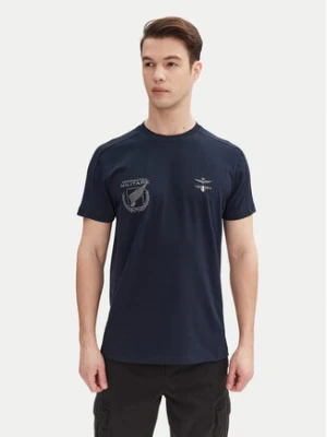 Aeronautica Militare T-Shirt 251TS2380J674 Granatowy Regular Fit
