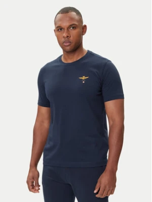 Aeronautica Militare T-Shirt 252TS1580UJ00372 Granatowy Regular Fit
