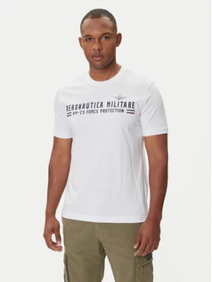 Aeronautica Militare T-Shirt 252TS1942UJ00538 Biały Regular Fit