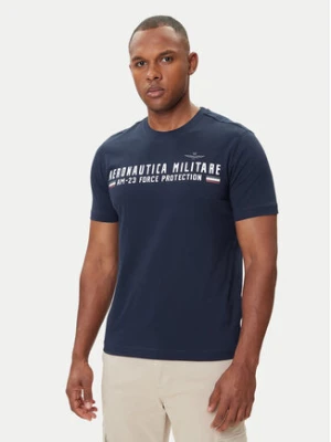 Aeronautica Militare T-Shirt 252TS1942UJ00538 Granatowy Regular Fit