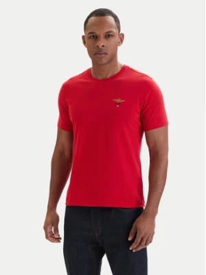 Aeronautica Militare T-Shirt 261TS1580UJ00372 Czerwony Regular Fit