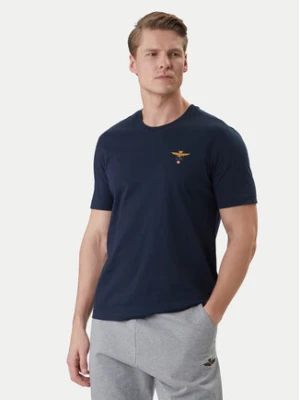 Aeronautica Militare T-Shirt 261TS1580UJ00372 Granatowy Regular Fit