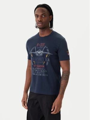 Zdjęcie produktu Aeronautica Militare T-Shirt 261TS2536UJ00641 Granatowy Regular Fit