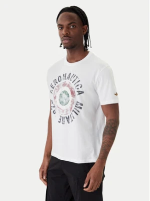 Aeronautica Militare T-Shirt 261TS2538UJ00727 Biały Regular Fit