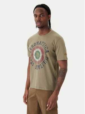 Zdjęcie produktu Aeronautica Militare T-Shirt 261TS2538UJ00727 Zielony Regular Fit