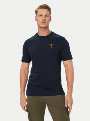 Aeronautica Militare T-Shirt 262TS1580UJ00372 Granatowy Regular Fit