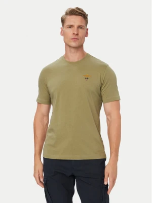 Aeronautica Militare T-Shirt 262TS1580UJ00372 Zielony Regular Fit