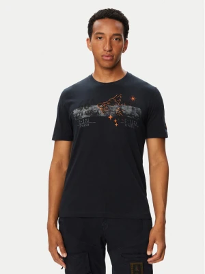Aeronautica Militare T-Shirt 262TS2579UJ00750 Granatowy Regular Fit