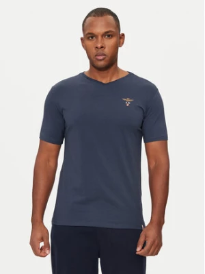 Aeronautica Militare T-Shirt AM1UTI002 Granatowy Regular Fit