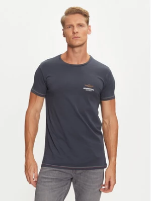 Aeronautica Militare T-Shirt AM1UTI003 Granatowy Regular Fit