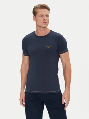 Aeronautica Militare T-Shirt AM1UTI003 Granatowy Regular Fit