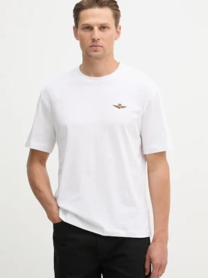 Aeronautica Militare t-shirt bawełniany biały