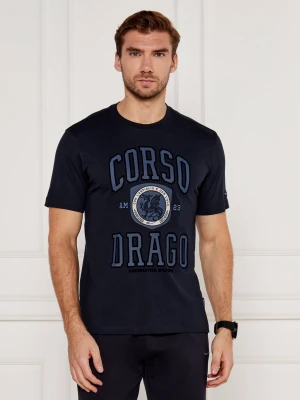 Aeronautica Militare T-shirt | Comfort fit granatowy