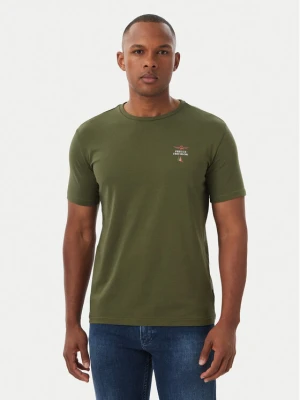 Aeronautica Militare T-Shirt Girocollo AM1UTI005 Khaki Regular Fit