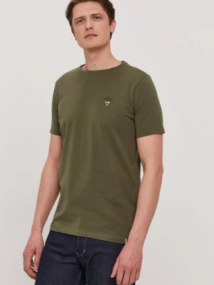 Zdjęcie produktu Aeronautica Militare T-shirt lounge męski kolor zielony gładki AM1UTI001