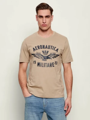 Aeronautica Militare T-shirt | Regular Fit beżowy