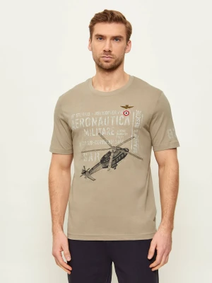 Aeronautica Militare T-shirt | Regular Fit beżowy
