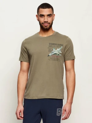 Aeronautica Militare T-shirt | Regular Fit oliwkowy