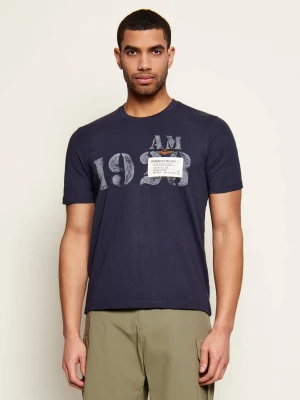 Aeronautica Militare T-shirt | Regular Fit granatowy