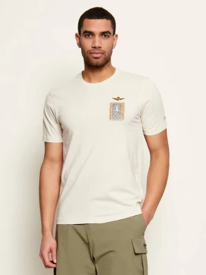 Aeronautica Militare T-shirt | Regular Fit beżowy