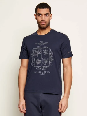 Aeronautica Militare T-shirt | Regular Fit granatowy