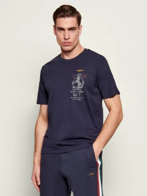 Aeronautica Militare T-shirt | Regular Fit granatowy
