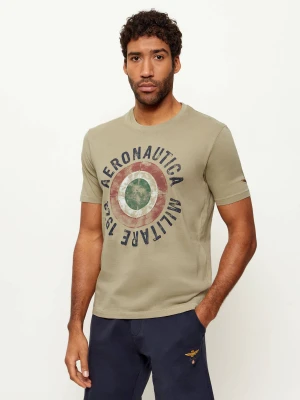 Aeronautica Militare T-shirt | Regular Fit beżowy