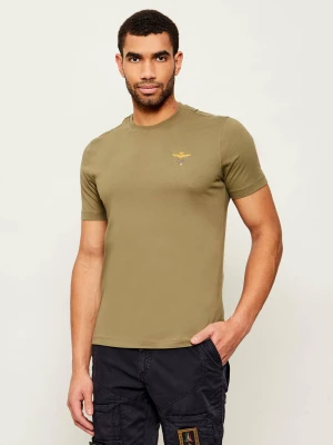 Aeronautica Militare T-shirt | Regular Fit oliwkowy