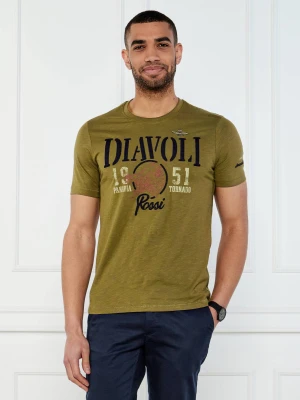 Aeronautica Militare T-shirt | Regular Fit oliwkowy