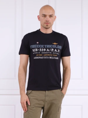 Aeronautica Militare T-shirt | Regular Fit granatowy