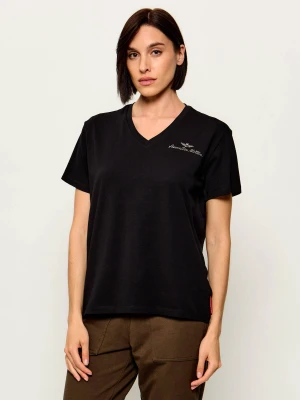 Aeronautica Militare T-shirt | Regular Fit czarny