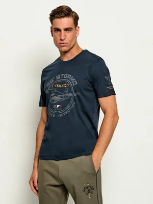 Aeronautica Militare T-shirt | Regular Fit granatowy