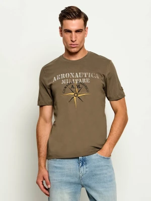 Aeronautica Militare T-shirt | Regular Fit brązowy