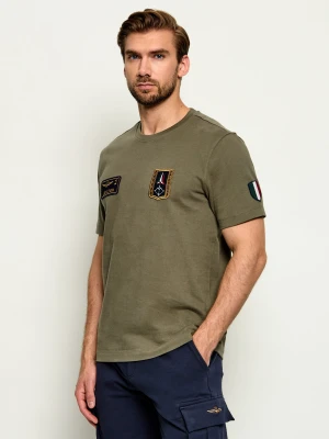 Aeronautica Militare T-shirt | Regular Fit oliwkowy