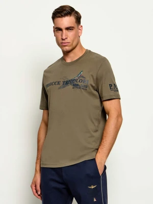 Aeronautica Militare T-shirt | Regular Fit oliwkowy