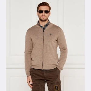 Aeronautica Militare Wełniany kardigan | Regular Fit