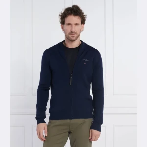 Aeronautica Militare Wełniany kardigan | Regular Fit