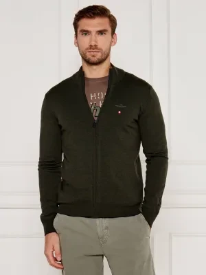 Aeronautica Militare Wełniany kardigan | Regular Fit