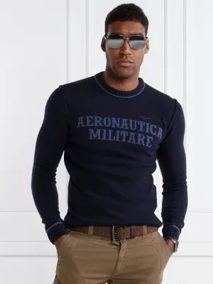 Aeronautica Militare Wełniany sweter | Regular Fit